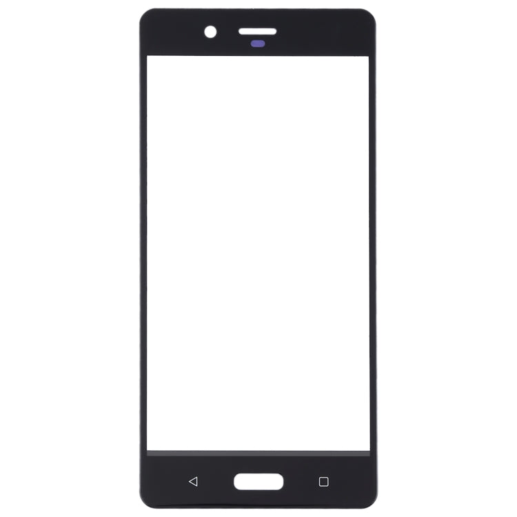 Front Screen Outer Glass Lens for Nokia 8 / N8 TA-1012 TA-1004 TA-1052(Black) - Outer Glass Lens by PMC TechLife | Online Shopping South Africa | PMC TechLife
