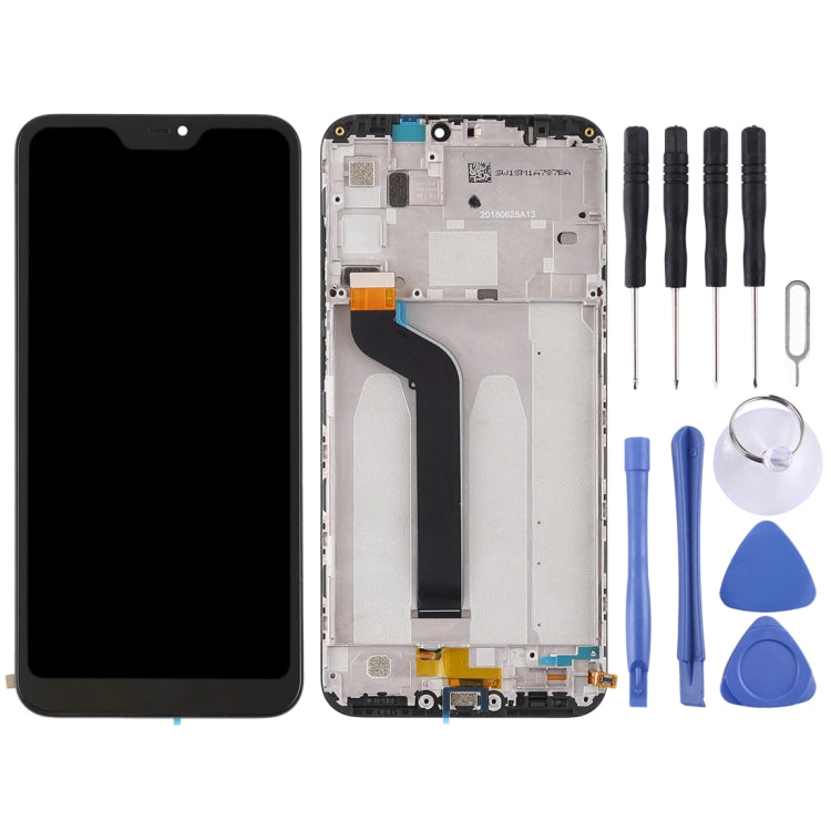 TFT LCD Screen for Xiaomi Redmi 6 Pro / A2 Lite Digitizer Full Assembly with Frame(Black) - free shipping - PMC TechLife - Order now!