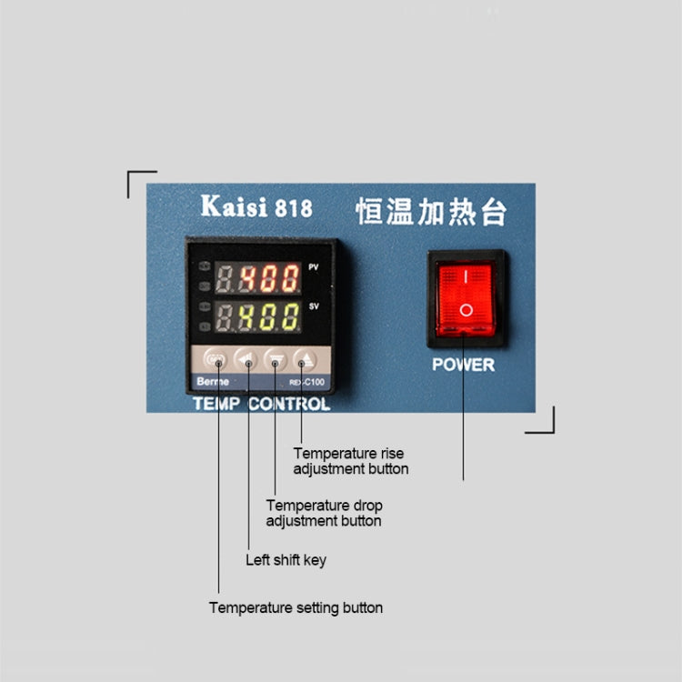 Kaisi 818 Heating Station Constant Temperature Heating Plate, EU Plug - free shipping - PMC TechLife - Order now!