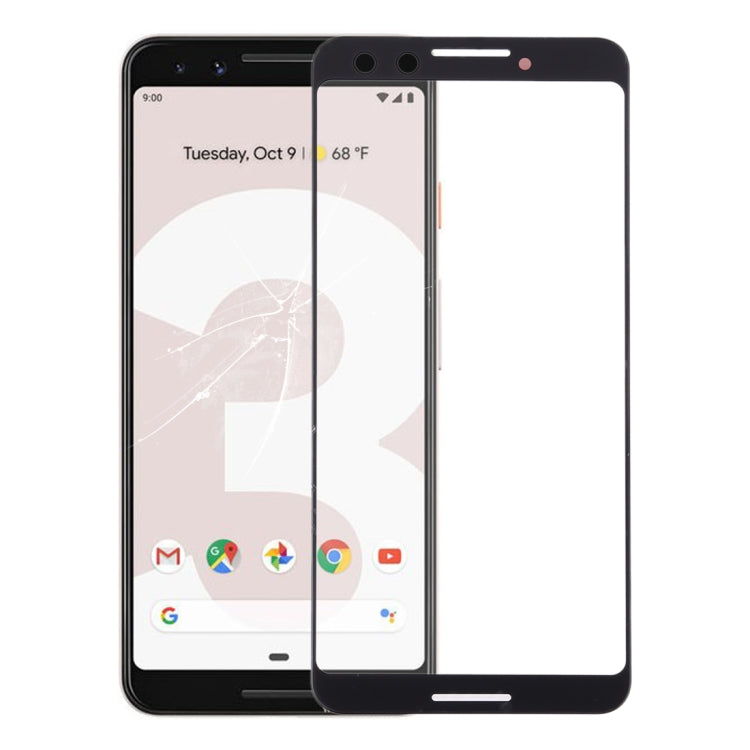 Front Screen Outer Glass Lens for Google Pixel 3(Black) - free shipping - PMC TechLife - Order now!