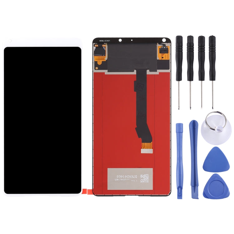 TFT LCD Screen for Xiaomi Mi Mix 2S with Digitizer Full Assembly(White) - free shipping - PMC TechLife - Order now!