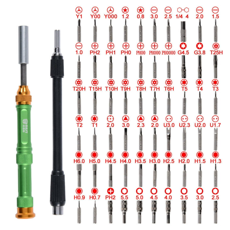 BEST BST-8928 Screwdriver Magnetic Bit Driver Kit 63 in 1 Professional Screwdrivers Set - free shipping - PMC TechLife - Order now!