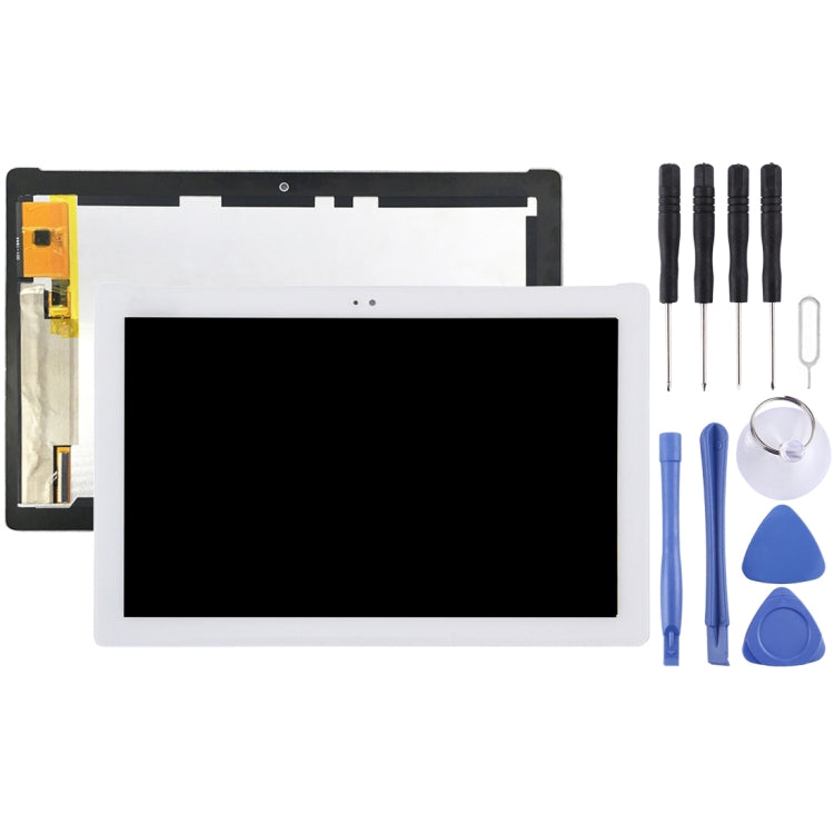 OEM LCD Screen for Asus Zenpad 10 Z300 Z300CL Z300CNL P01T (Yellow Flex Cable Version) with Digitizer Full Assembly (White) - free shipping - PMC TechLife - Order now!
