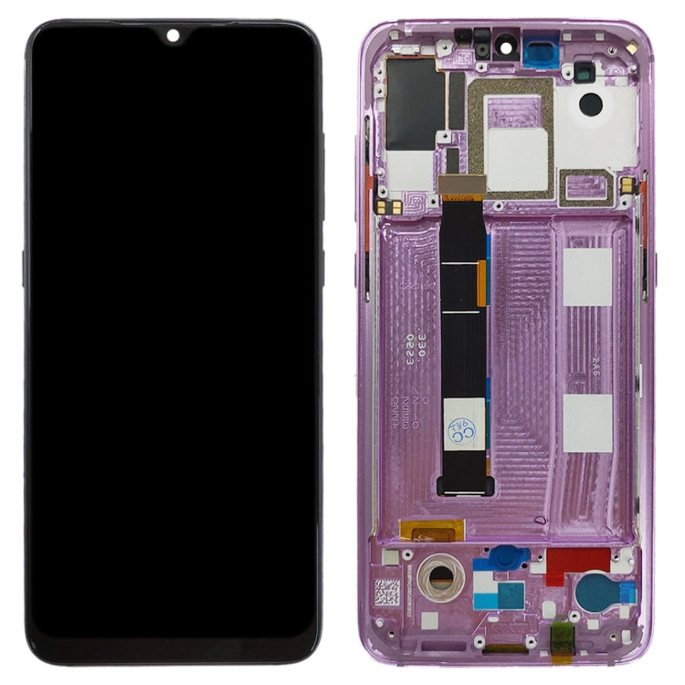 OLED LCD Screen for Xiaomi Mi 9 Digitizer Full Assembly with Frame(Pink) - free shipping - PMC TechLife - Order now!