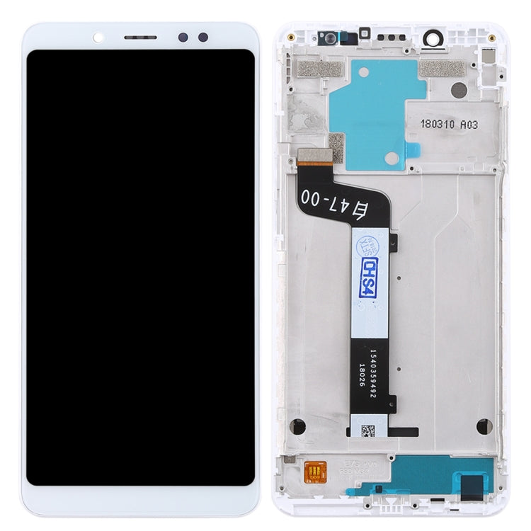 TFT LCD Screen for Xiaomi Redmi Note 5 / Note 5 Pro Digitizer Full Assembly with Frame(White) - free shipping - PMC TechLife - Order now!