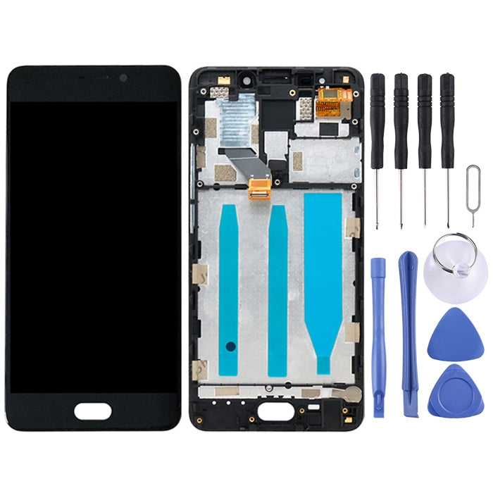 TFT LCD Screen for Meizu M6 Note Digitizer Full Assembly with Frame(Black) - free shipping - PMC TechLife - Order now!