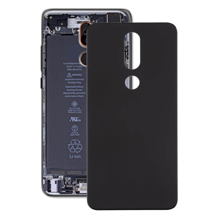 Battery Back Cover for Nokia 7.1 / TA-1100 TA-1096 TA-1095 TA-1085 TA-1097(Black) - Back Cover by PMC TechLife | Online Shopping South Africa | PMC TechLife