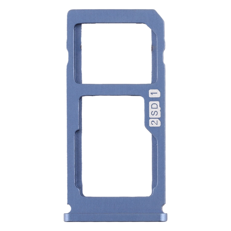 SIM Card Tray + SIM Card Tray / Micro SD Card Tray for Nokia 8 / N8 TA-1012 TA-1004 TA-1052 (Blue) - Card Tray by PMC TechLife | Online Shopping South Africa | PMC TechLife | Buy Now Pay Later Mobicred