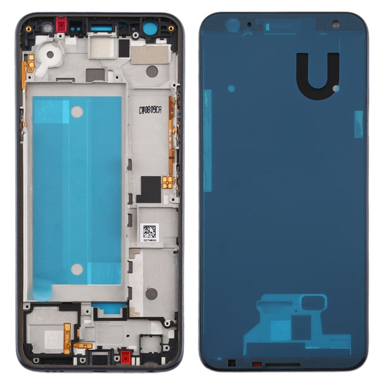 Front Housing LCD Frame Bezel Plate for LG K40 / K12+ K12 Plus / X4 2019 X420EM X420BMW X420EMW X420HM X420 X420N (Single SIM Version)(Black) - For LG by PMC TechLife | Online Shopping South Africa | PMC TechLife