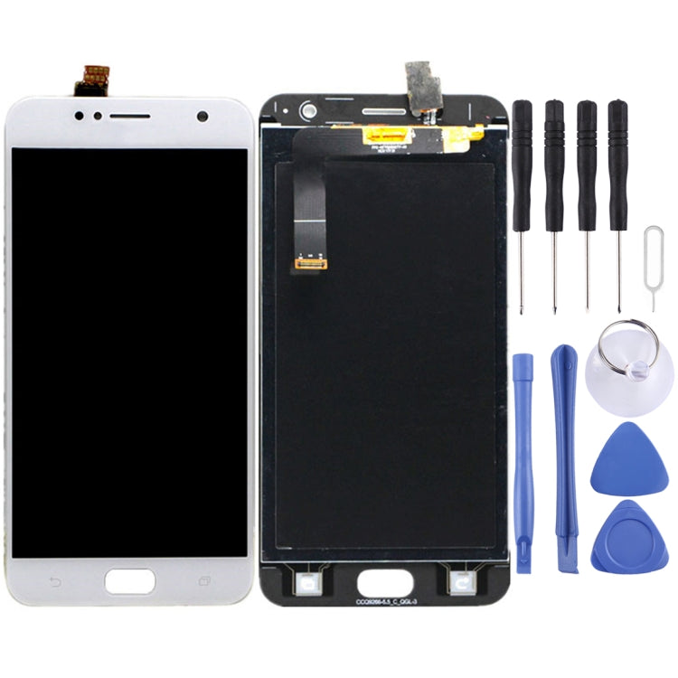 OEM LCD Screen for Asus ZenFone 4 Selfie / ZD553KL with Digitizer Full Assembly (White) - free shipping - PMC TechLife - Order now!