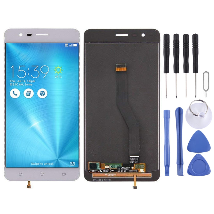 OEM LCD Screen for Asus ZenFone 3 Zoom / ZE553KL Z01HDA with Digitizer Full Assembly (White) - free shipping - PMC TechLife - Order now!