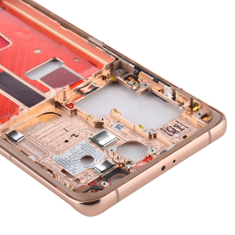 Original Middle Frame Bezel Plate with Side Keys for Huawei P40 Pro(Gold) - Full Housing Cover by PMC TechLife | Online Shopping South Africa | PMC TechLife