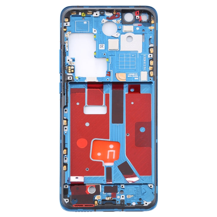 Original Middle Frame Bezel Plate with Side Keys for Huawei P40 Pro(Blue) - Full Housing Cover by PMC TechLife | Online Shopping South Africa | PMC TechLife