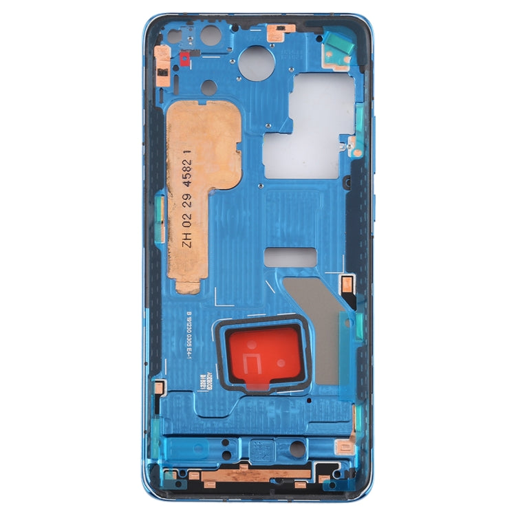 Original Middle Frame Bezel Plate with Side Keys for Huawei P40 Pro(Blue) - Full Housing Cover by PMC TechLife | Online Shopping South Africa | PMC TechLife