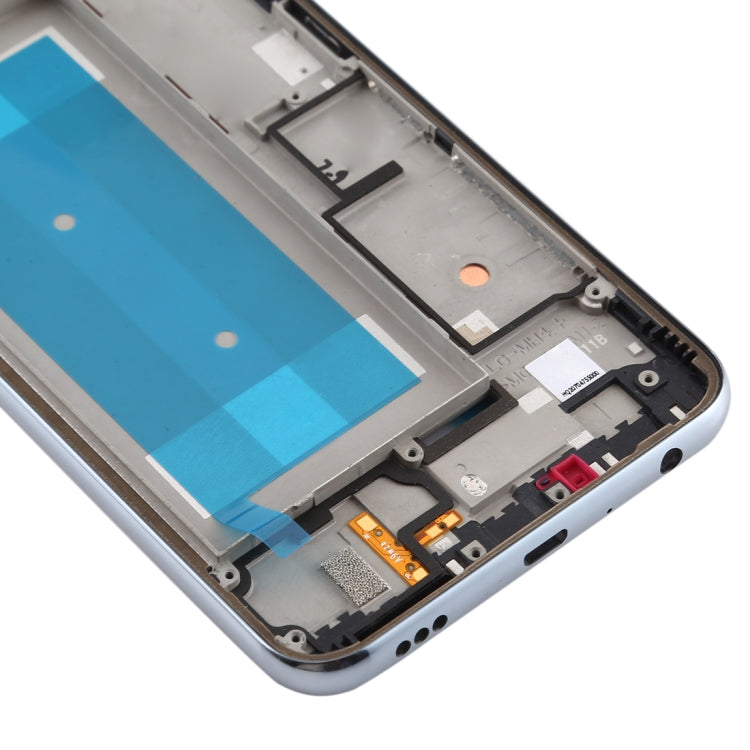 Front Housing LCD Frame Bezel Plate for LG K50 / K12 MAX / LMX520BMW / LMX520EMW(Double SIM Version)(Silver) - For LG by PMC TechLife | Online Shopping South Africa | PMC TechLife