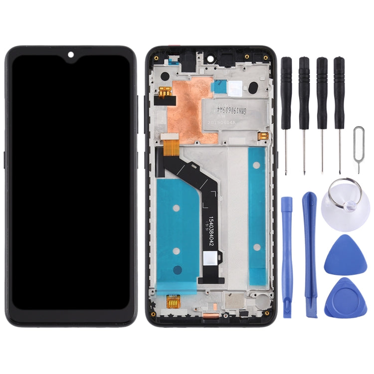 TFT LCD Screen for Nokia 7.2 TA-1196 Digitizer Full Assembly with Frame (Black) - free shipping - PMC TechLife - Order now!