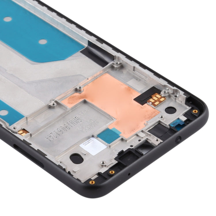 Middle Frame Bezel Plate for Nokia 7.2 / 6.2 / TA-1196 TA-1198 TA-1200 TA-1187 TA-1201 (Black) - Full Housing Cover by PMC TechLife | Online Shopping South Africa | PMC TechLife