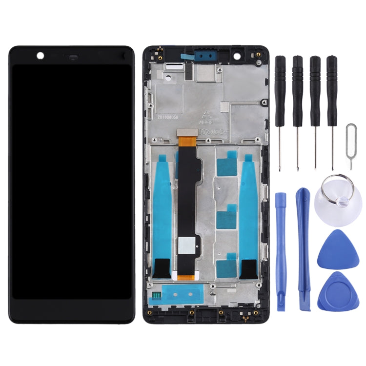 TFT LCD Screen for Nokia 5.1 TA-1061 TA-1075 TA-1076 TA-1088 TA-1081 Digitizer Full Assembly with Frame (Black) - free shipping - PMC TechLife - Order now!