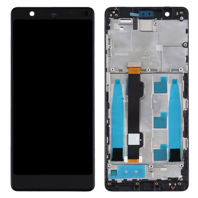TFT LCD Screen for Nokia 5.1 TA-1061 TA-1075 TA-1076 TA-1088 TA-1081 Digitizer Full Assembly with Frame (Black) - free shipping - PMC TechLife - Order now!