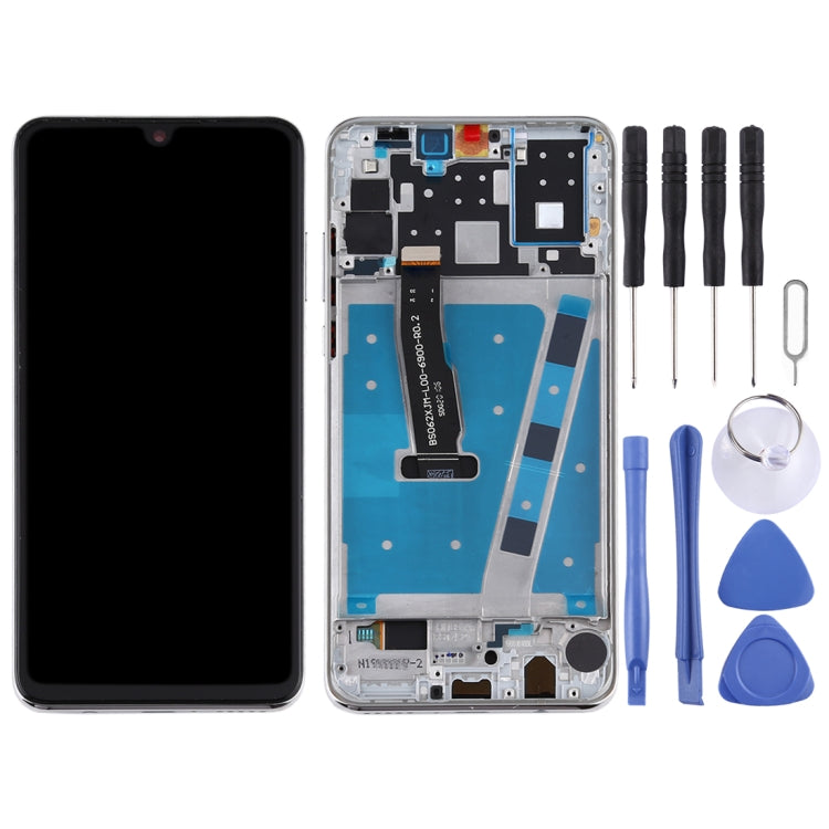 OEM LCD Screen for Huawei P30 Lite (RAM 4G / Standard Version) Digitizer Full Assembly with Frame(White) - free shipping - PMC TechLife - Order now!