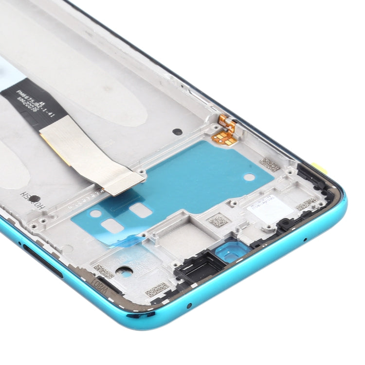 LCD Screen and Digitizer Full Assembly with Frame for Xiaomi Redmi Note 9S / Redmi Note 9 Pro Max / Redmi Note 9 Pro (India) / Redmi Note 9 Pro / Note 10 Lite(Blue) - free shipping - PMC TechLife - Order now!