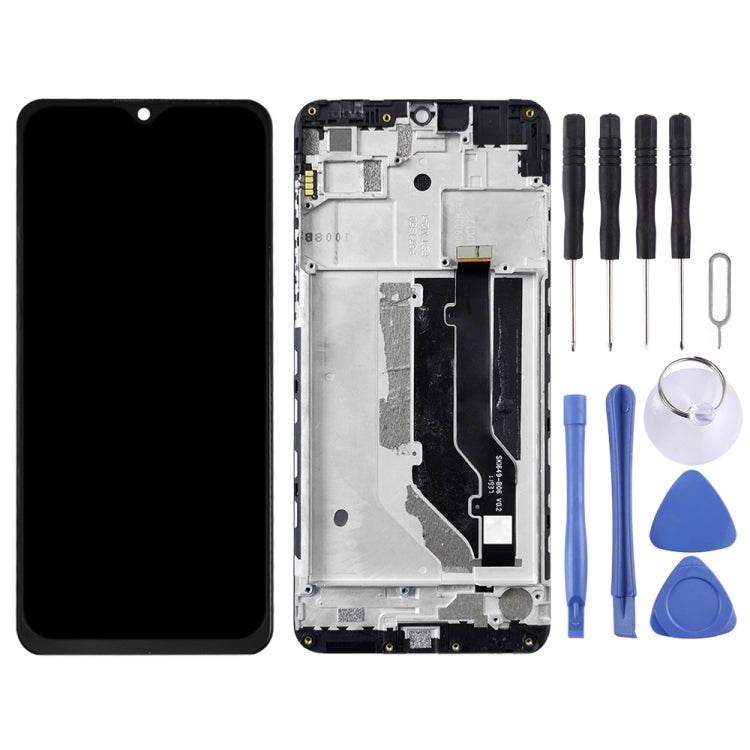 OEM LCD Screen for ZTE Blade 20 Smart / V1050 Digitizer Full Assembly with Frame���Black) - free shipping - PMC TechLife - Order now!
