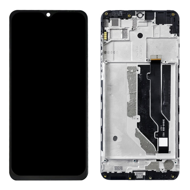 OEM LCD Screen for ZTE Blade 20 Smart / V1050 Digitizer Full Assembly with Frame���Black) - free shipping - PMC TechLife - Order now!