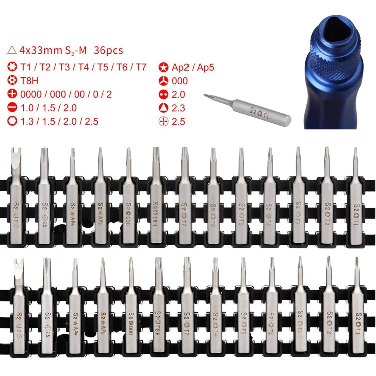Kaisi K-1936 36 in 1 Precision Screwdriver Set Electronic Repair Tool Kit - free shipping - PMC TechLife - Order now!