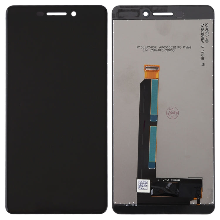 TFT LCD Screen for Nokia 6 2018 / 6.1 SCTA-1043 TA-1045 TA-1050 TA-1054 TA-1068 with Digitizer Full Assembly (Black) - free shipping - PMC TechLife - Order now!