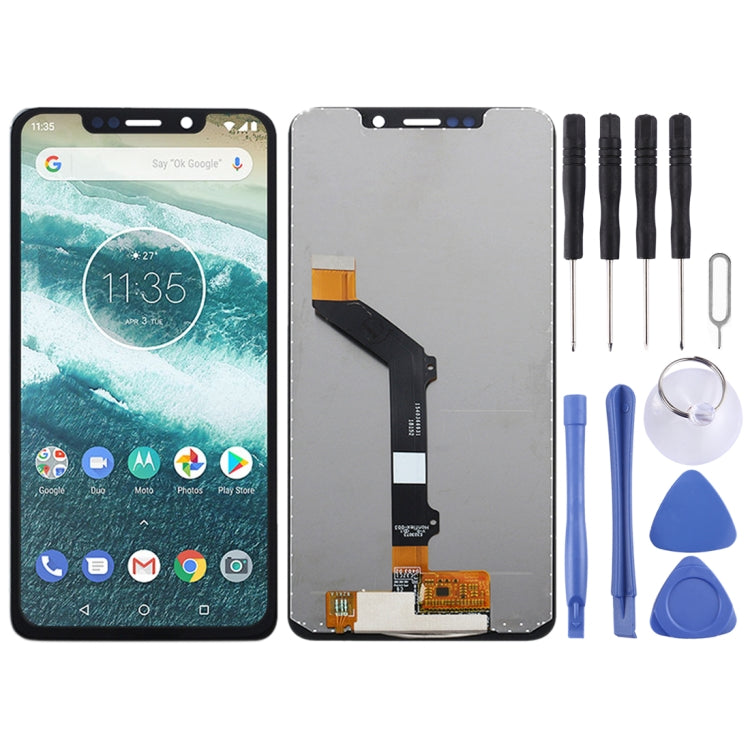 TFT LCD Screen for Motorola One (P30 Play)with Digitizer Full Assembly (Black) - free shipping - PMC TechLife - Order now!