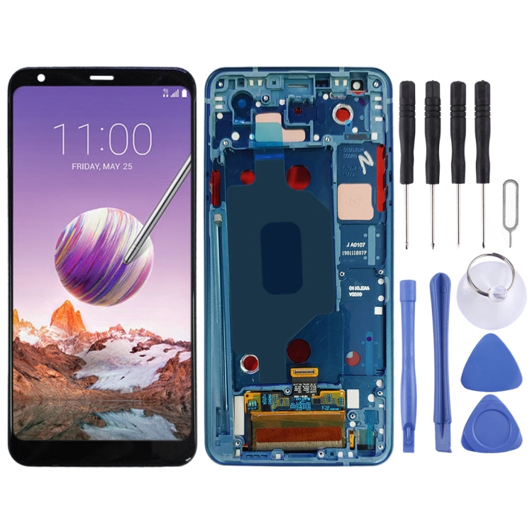 TFT LCD Screen for LG Stylo 4 / Q Stylo 4 / Q710 / Q710MS / Q710CS Digitizer Full Assembly with Frame(Blue) - free shipping - PMC TechLife - Order now!