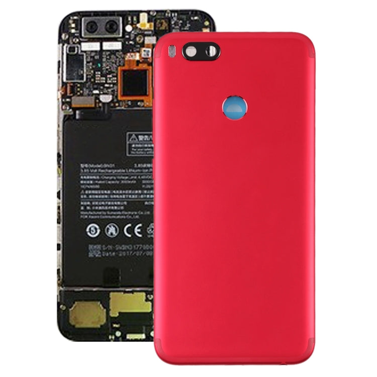Back Cover with Camera Lens for Xiaomi Mi 5X / A1(Red) - Back Cover by PMC TechLife | Online Shopping South Africa | PMC TechLife
