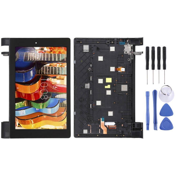OEM LCD Screen for Lenovo Yoga Tab 3 8.0 YT3-850M Digitizer Full Assembly with Frame (Black) - free shipping - PMC TechLife - Order now!