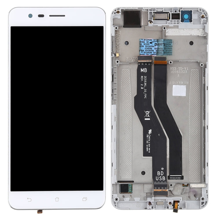 OEM LCD Screen for Asus Zenfone 3 Zoom ZE553KL Digitizer Full Assembly with Frame���White) - free shipping - PMC TechLife - Order now!