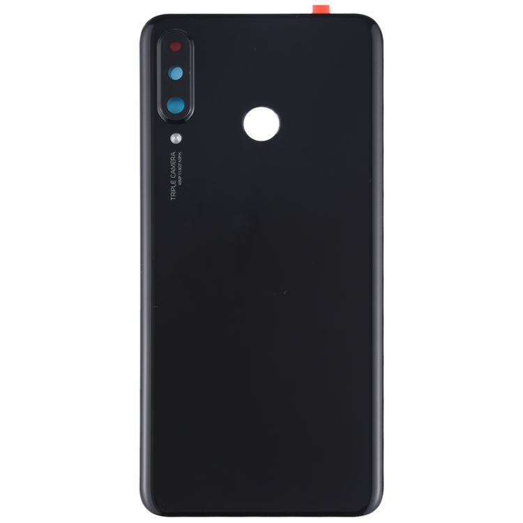 Original Battery Back Cover with Camera Lens for Huawei P30 Lite (48MP)(Black) - Back Cover by PMC TechLife | Online Shopping South Africa | PMC TechLife | Buy Now Pay Later Mobicred