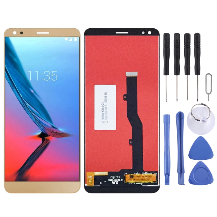 OEM LCD Screen for ZTE Blade V9 V0900  with Digitizer Full Assembly (Gold) - free shipping - PMC TechLife - Order now!