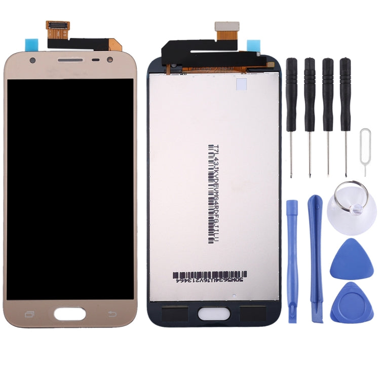 TFT LCD Screen for Galaxy J3 (2017), J330F/DS, J330G/DS with Digitizer Full Assembly (Gold) - free shipping - PMC TechLife - Order now!