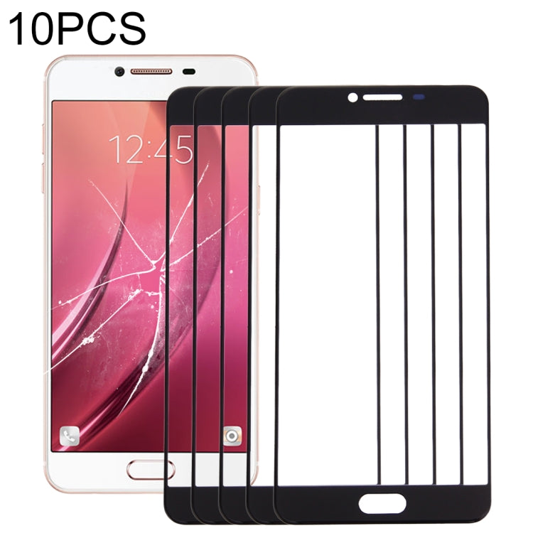 For Samsung Galaxy C7 10pcs Front Screen Outer Glass Lens (Black) - free shipping - PMC TechLife - Order now!