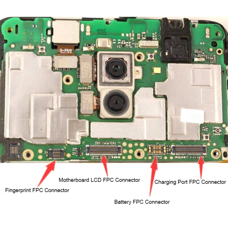 For Huawei Y6p / Honor Play 9A / Enjoy 10e 10PCS Motherboard LCD Display FPC Connector - FPC Connector by PMC TechLife | Online Shopping South Africa | PMC TechLife