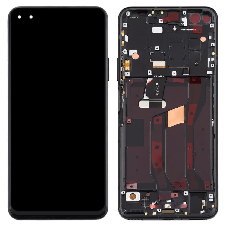 OEM LCD Screen for Huawei Nova 6 5G Digitizer Full Assembly with Frame(Black) - free shipping - PMC TechLife - Order now!