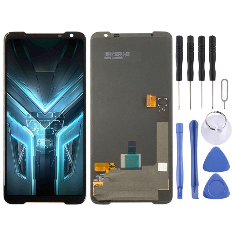 Original AMOLED LCD Screen for Asus ROG Phone 3 ZS661KS with Digitizer Full Assembly (Black) - free shipping - PMC TechLife - Order now!