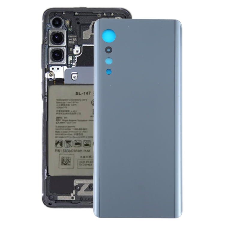 Battery Back Cover for LG Velvet LMG910EMW LM-G910EMW / Velvet 5G LM-G900N LM-G900EM(Black) - For LG by PMC TechLife | Online Shopping South Africa | PMC TechLife
