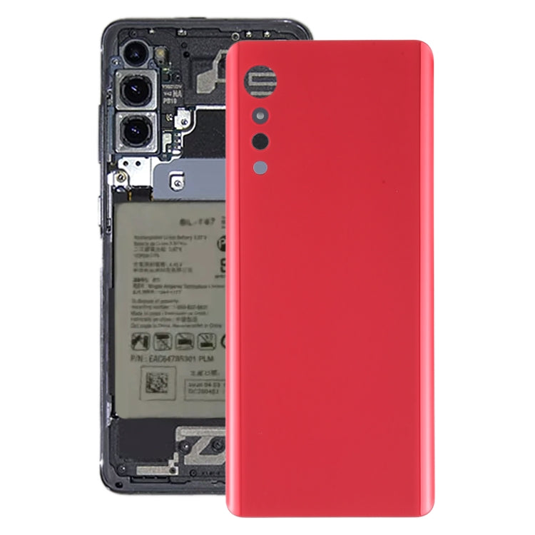 Battery Back Cover for LG Velvet LMG910EMW LM-G910EMW / Velvet 5G LM-G900N LM-G900EM(Red) - For LG by PMC TechLife | Online Shopping South Africa | PMC TechLife