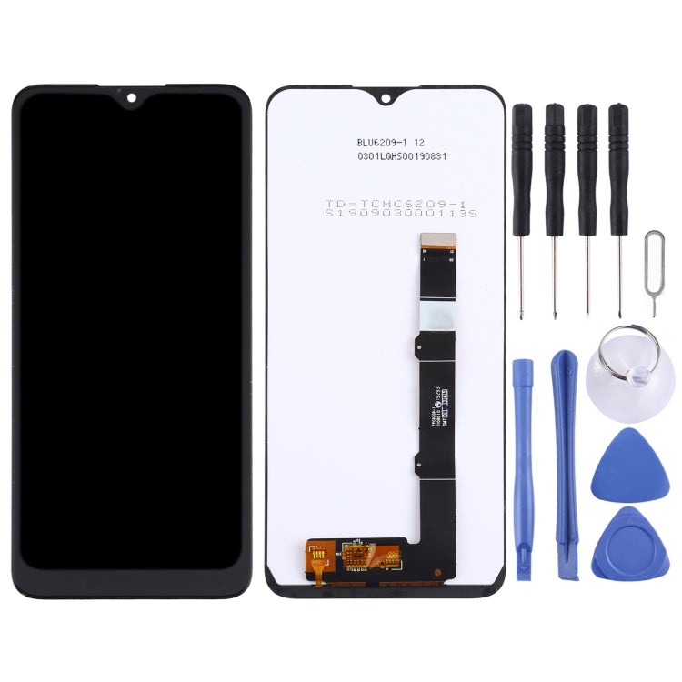 OEM LCD Screen for Alcatel 1S 2020 OT-5028 5028Y 5028A 5028D with Digitizer Full Assembly (Black) - free shipping - PMC TechLife - Order now!