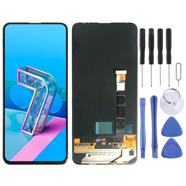 Original OLED LCD Screen for Asus ZenFone 7 / ZenFone 7 Pro ZS671KS ZS670KS with Digitizer Full Assembly (Black) - free shipping - PMC TechLife - Order now!