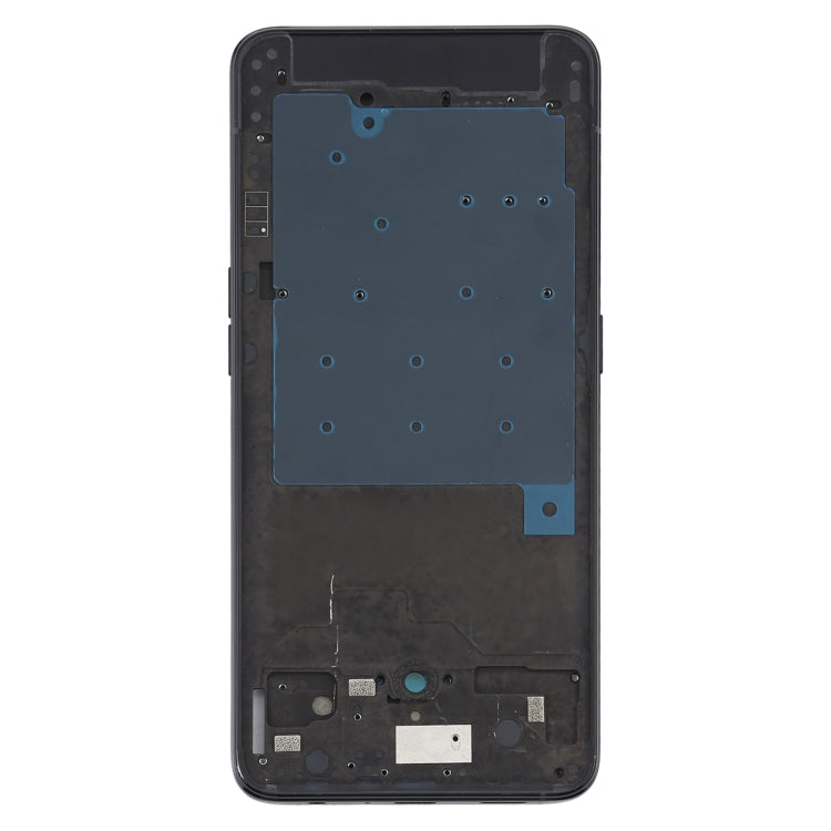 For OPPO Reno 5G/Reno 4G PCAM00 PCAT00 CPH1917 CPH1921 Front Housing LCD Frame Bezel Plate (Black) - Frame Bezel Plate by PMC TechLife | Online Shopping South Africa | PMC TechLife