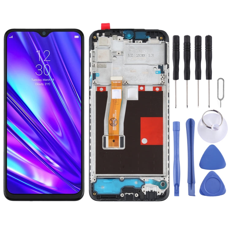 TFT LCD Screen for OPPO Realme 5 Pro / Realme Q RMX1971 Digitizer Full Assembly With Frame - free shipping - PMC TechLife - Order now!