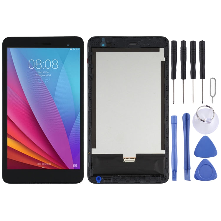 OEM LCD Screen for Huawei MediaPad T1 7.0 / Honor Play MediaPad T1 T1-701 Digitizer Full Assembly with Frame(Black) - free shipping - PMC TechLife - Order now!