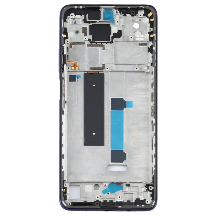 Original Front Housing LCD Frame Bezel Plate for Xiaomi Mi 10T Lite 5G M2007J17G (Blue) - Frame Bezel Plate by PMC TechLife | Online Shopping South Africa | PMC TechLife