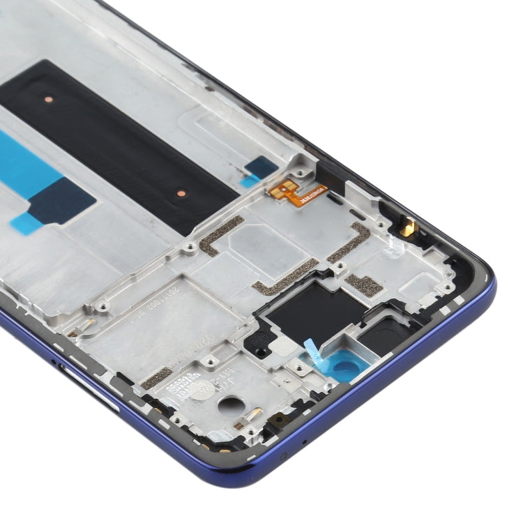 Original Front Housing LCD Frame Bezel Plate for Xiaomi Mi 10T Lite 5G M2007J17G (Blue) - Frame Bezel Plate by PMC TechLife | Online Shopping South Africa | PMC TechLife